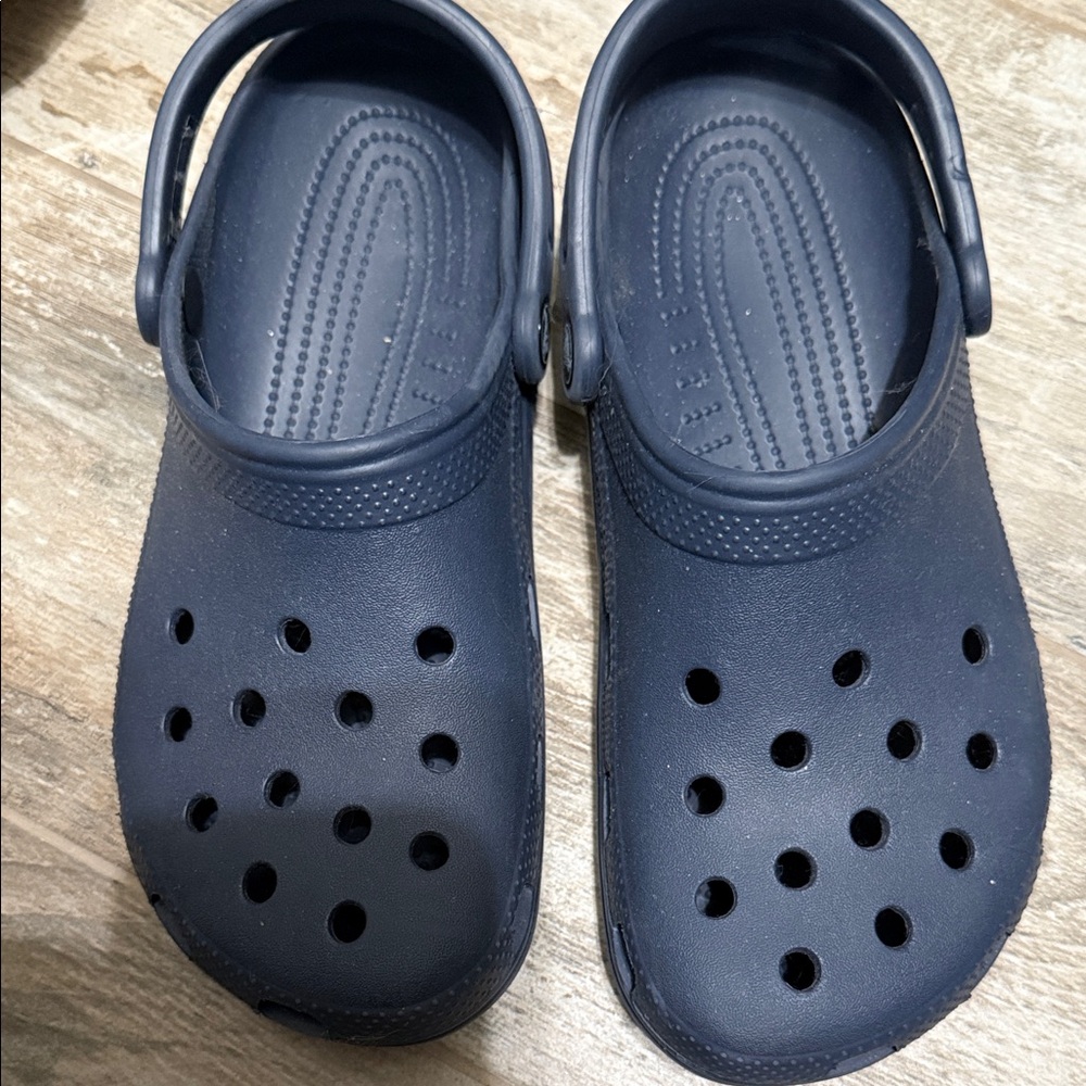 Navy Crocs